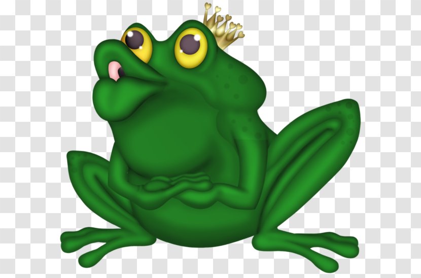 The Frog Prince Kiss Clip Art - Ranidae - Cartoon Green Toad Transparent PNG