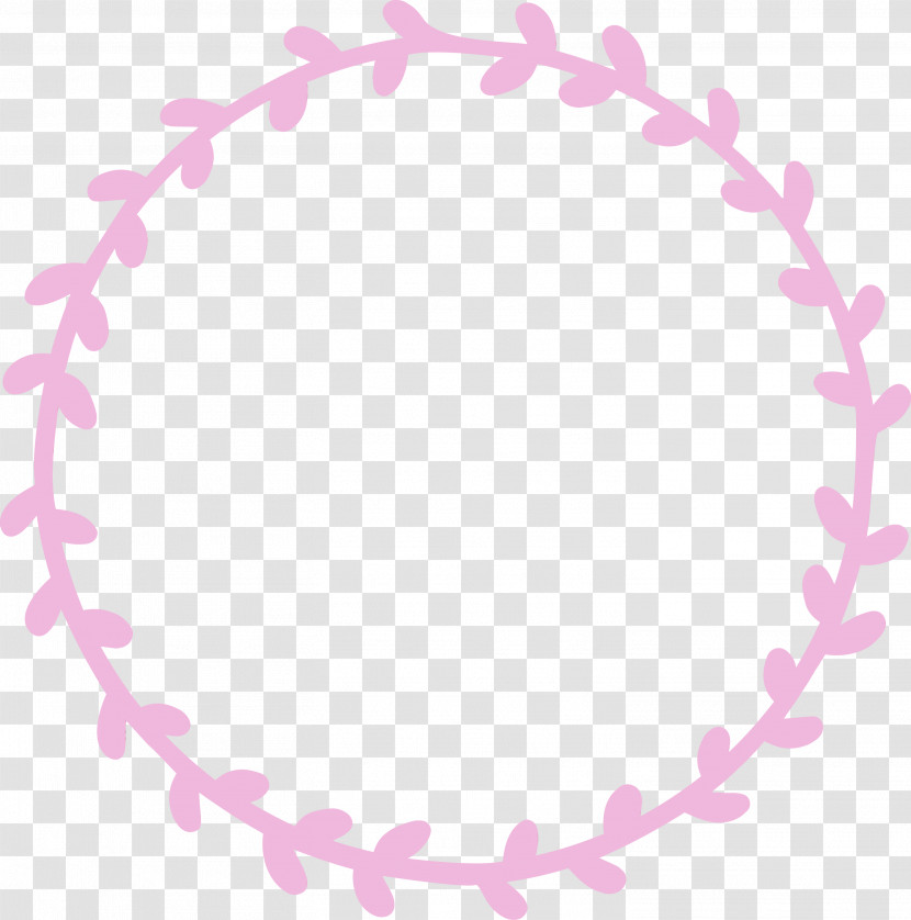 Pink Line Heart Circle Magenta Transparent PNG