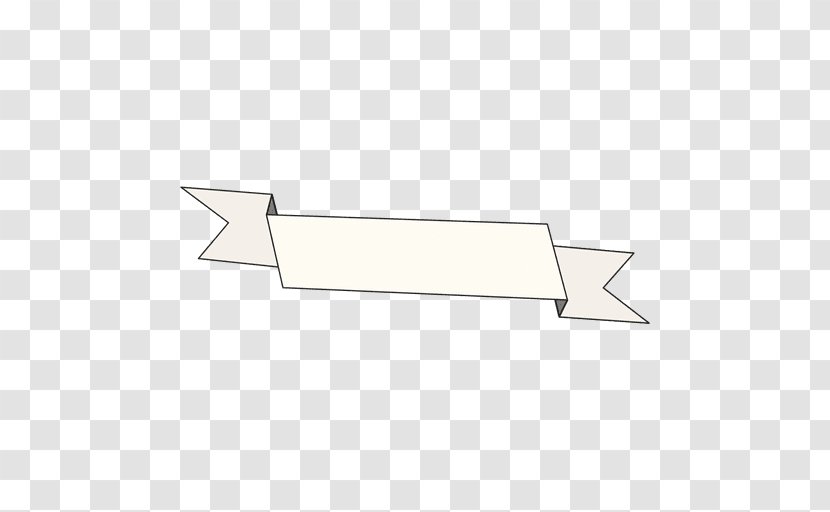 Rectangle Ranged Weapon - White Ribbon Transparent PNG