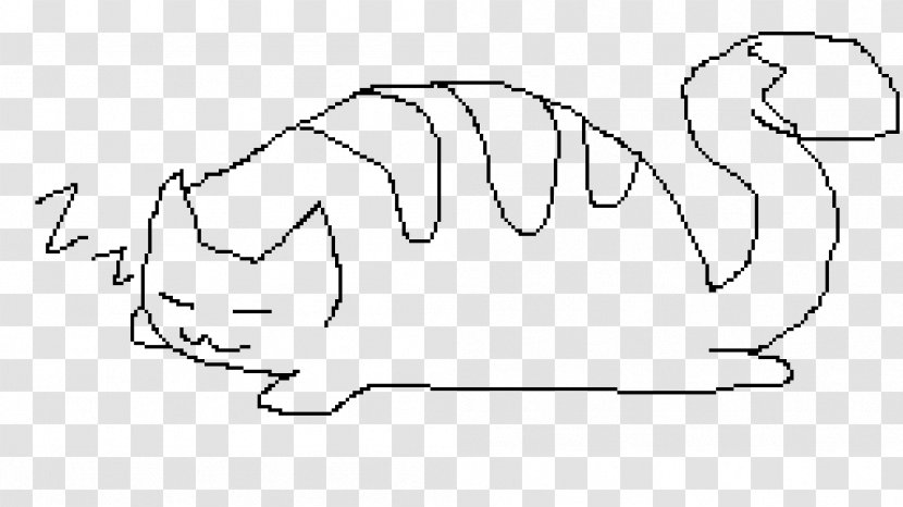 Cat Line Art Finger Drawing Clip - Tree Transparent PNG