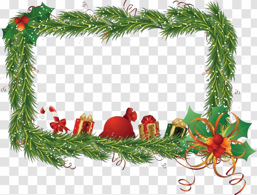 Christmas Decoration - Picture Frame Transparent PNG