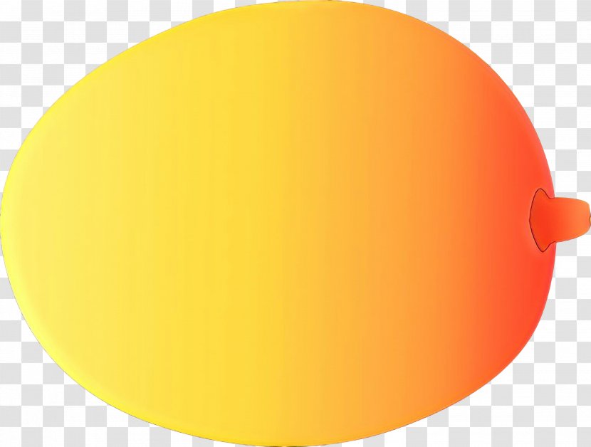 Orange - Oval Yellow Transparent PNG
