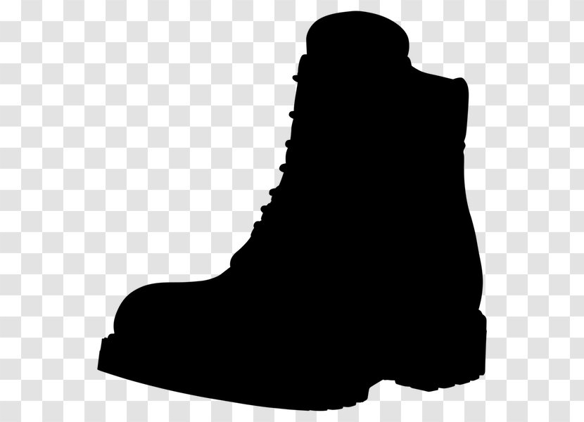 Shoe Boot Walking Font Silhouette - Black Transparent PNG