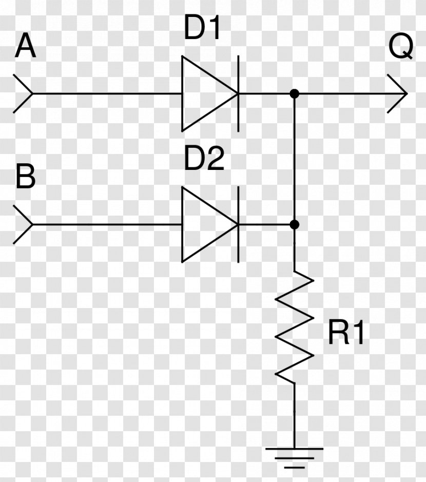 Diode Logic AND Gate OR - Resistor Transparent PNG