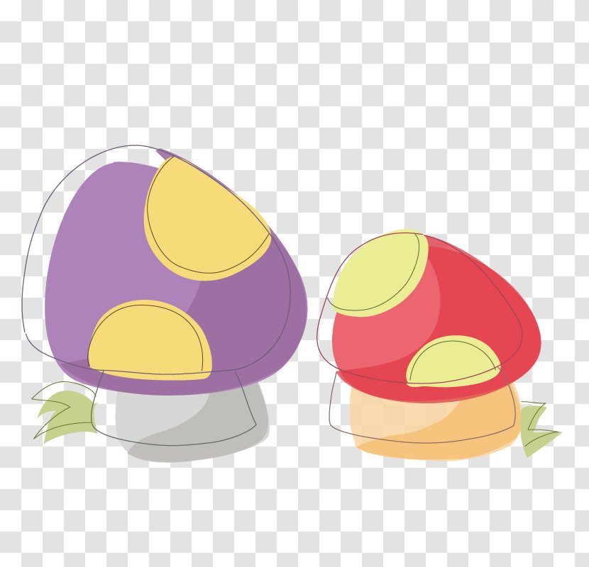 Adobe Illustrator - Shoe - Color Mushrooms Transparent PNG