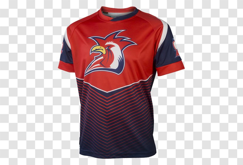 Sports Fan Jersey T-shirt Sydney Roosters National Rugby League Sleeve Transparent PNG