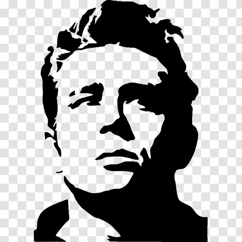 James Dean Clip Art Stencil Painting - Silhouette Transparent PNG