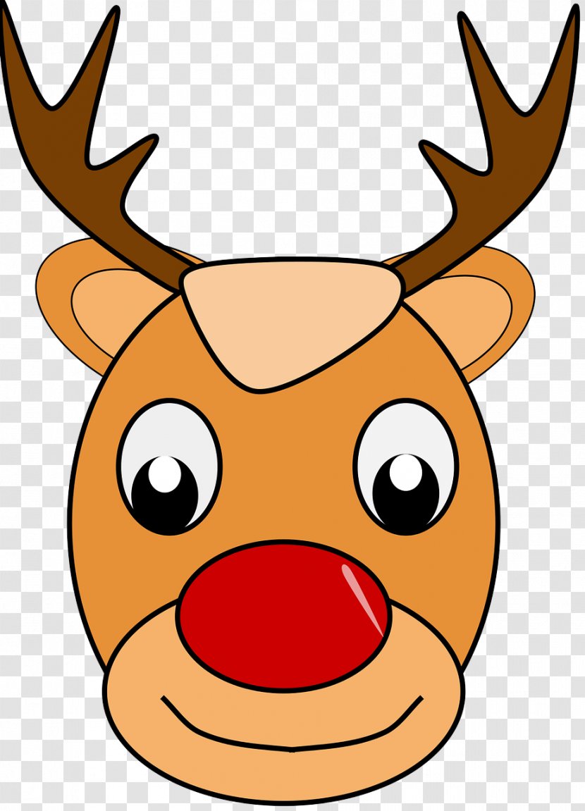 Reindeer - Smile - Eye Transparent PNG