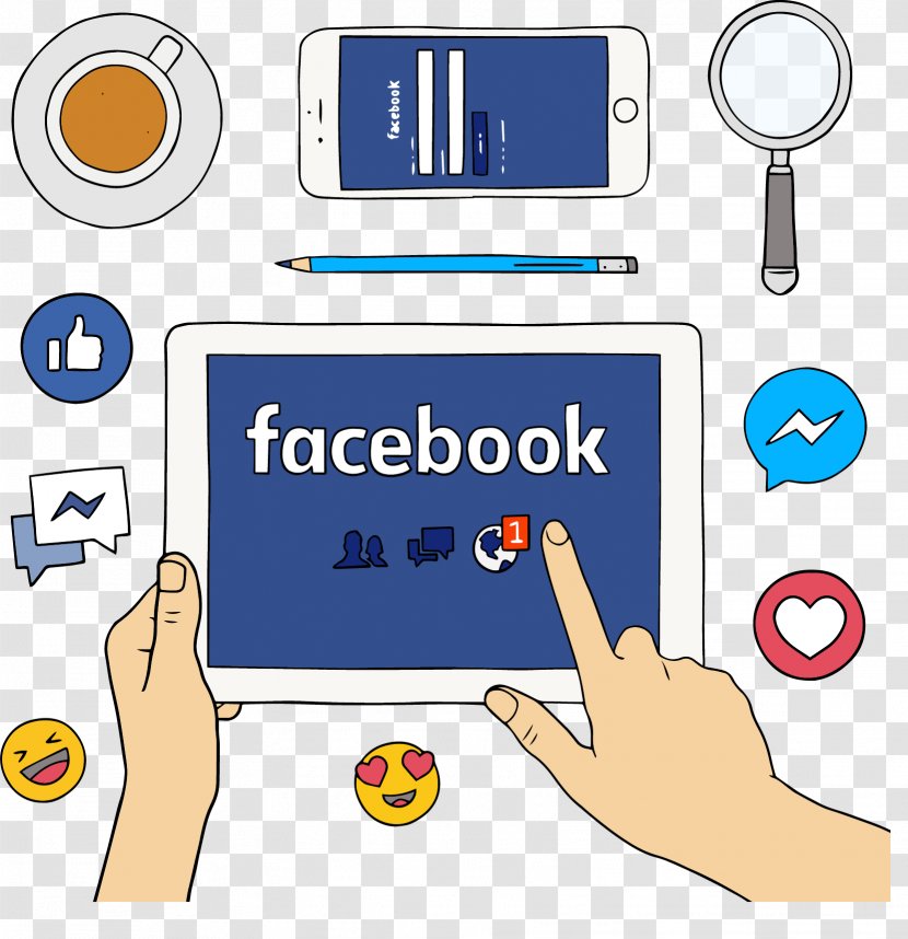Facebook Download Blog Icon - Linkedin - Tablet Social Application Transparent PNG