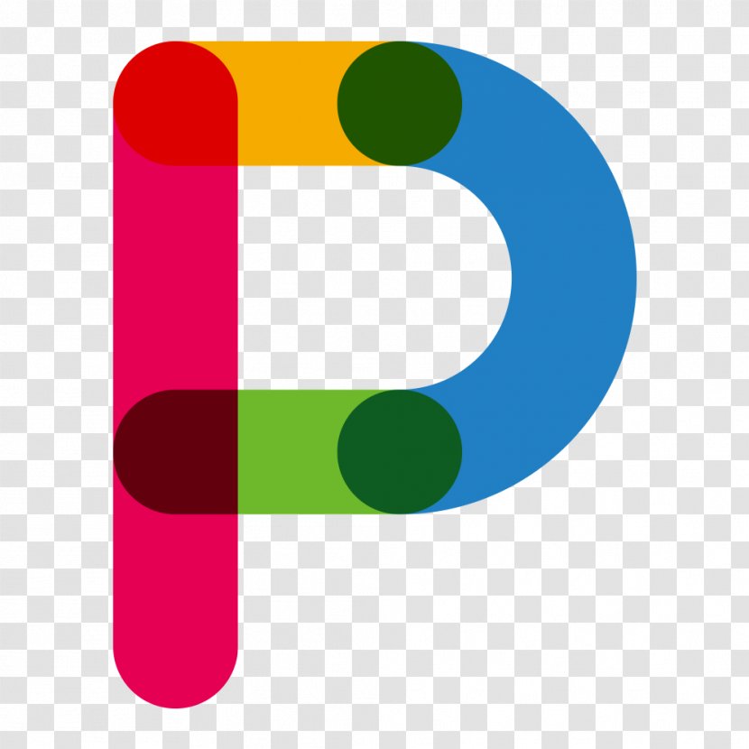 Red Blue Letter P - Rgb Color Model - Letters Transparent PNG