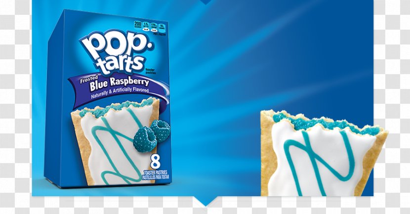Kellogg's Pop-Tarts Frosted Chocolate Fudge Frosting & Icing Toaster Pastry Brown Sugar Cinnamon Pastries - Blue Raspberry Flavor Transparent PNG