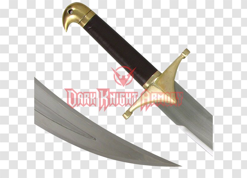 Bowie Knife Hunting & Survival Knives Scimitar Saracen - Dagger Transparent PNG