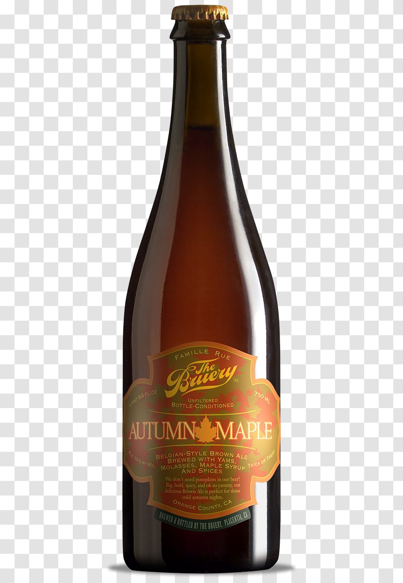 The Bruery Beer Bottle Liqueur Wine - Maize - Gourd Transparent PNG
