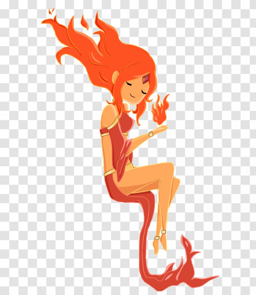 Elemental Flame Princess Fire Drawing Art - Cartoon Transparent PNG