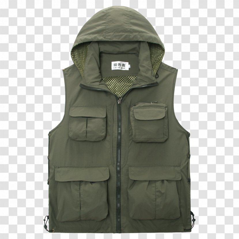 Waistcoat Gilets Hoodie Jacket - Sleeve - Vest Transparent PNG