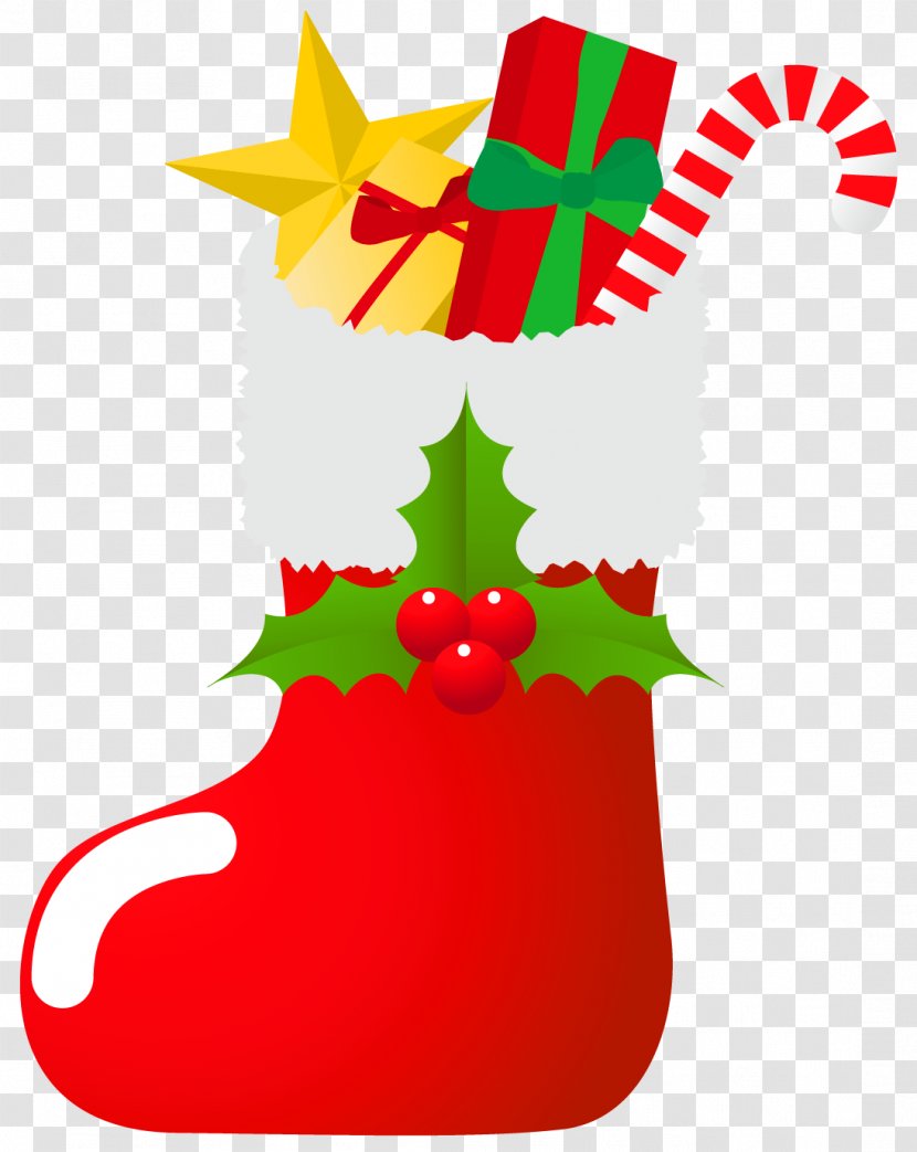 Free Christmas Stocking Clip Art. - Stockings - Holiday Transparent PNG