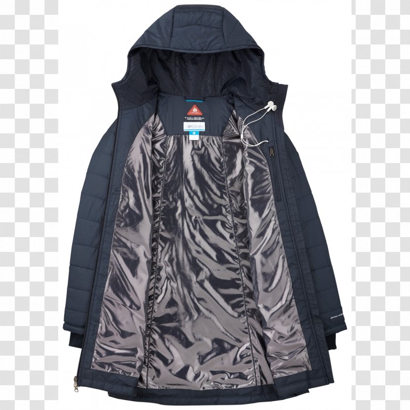 Hoodie T-shirt Jacket Coat Columbia Sportswear - Parka Transparent PNG