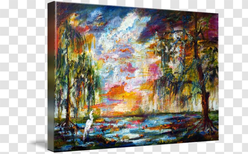 Oil Painting Art Gallery Wrap Acrylic Paint Transparent PNG