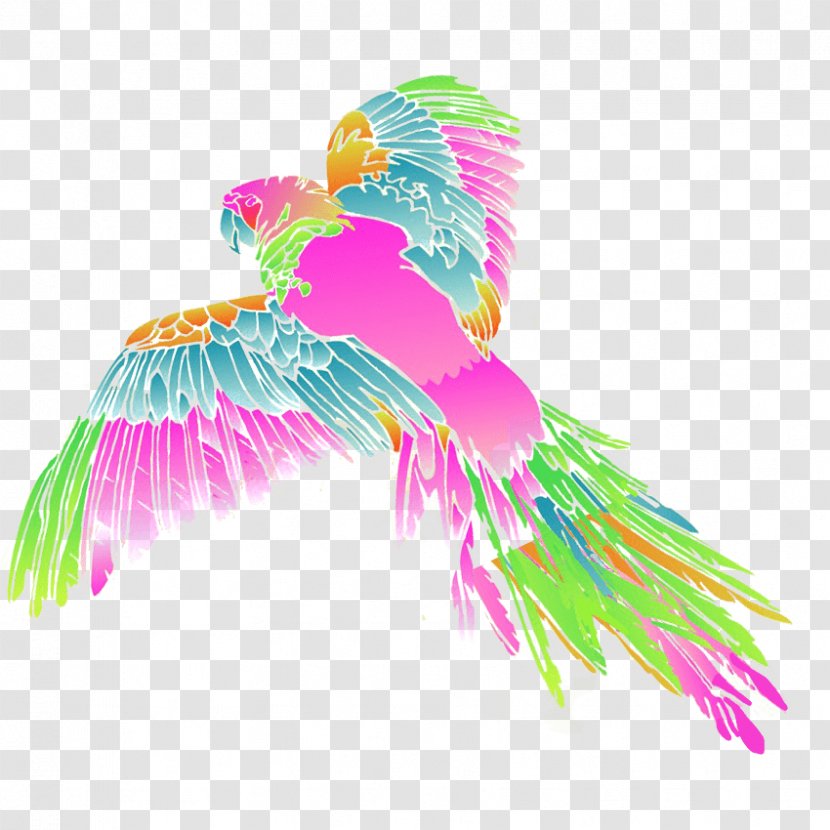 Parrot Feather Paper Wedding Dress - Kelis Transparent PNG