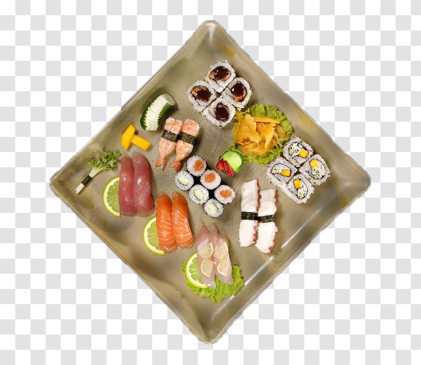 Sushi California Roll Makizushi Japanese Cuisine Sashimi - Asian Food Transparent PNG