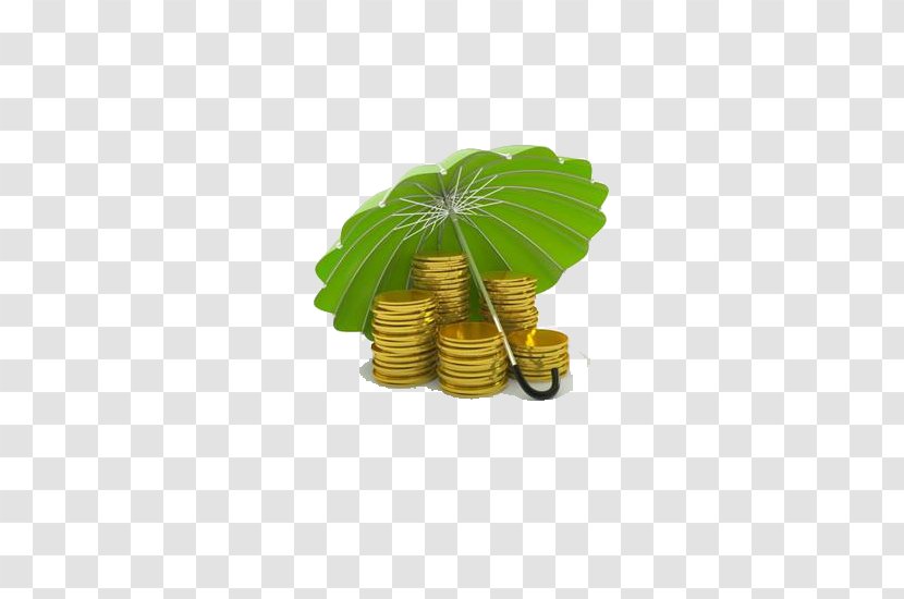 Umbrella Finance Asset Money Service - Security - Gold Transparent PNG