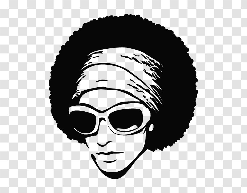 Afro-textured Hair Drawing - Woman Transparent PNG