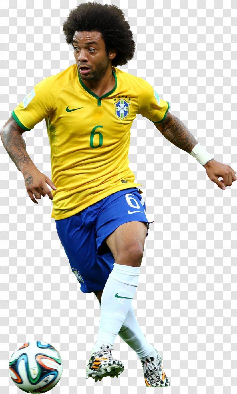Marcelo Vieira Brazil National Football Team Player Rendering Sport - Uniform Transparent PNG