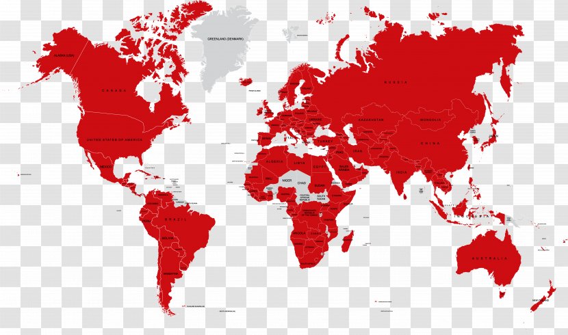 Globe World Map - Global Transparent PNG