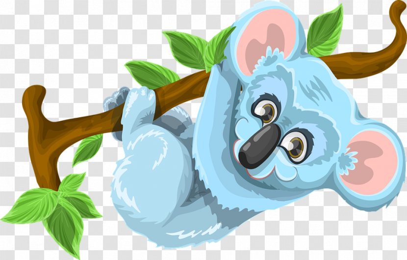 Climb, Koala! - Koala - Watercolor Bear Transparent PNG