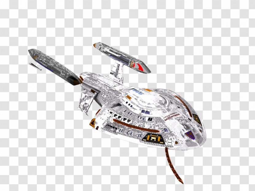 Starship Enterprise 3D Modeling Star Trek Texture Mapping Autodesk 3ds Max - Helicopter - 3d Deck Transparent PNG