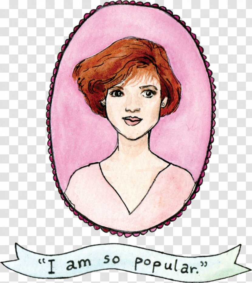 Molly Ringwald Etsy The Breakfast Club MindMeister - Watercolor - Silhouette Transparent PNG