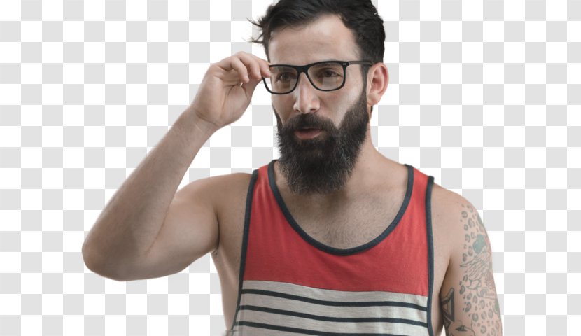 Man Moustache Glasses Gender - Maresi Transparent PNG