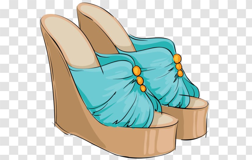 High-heeled Shoe Clip Art - Cartoon - Sandal Transparent PNG