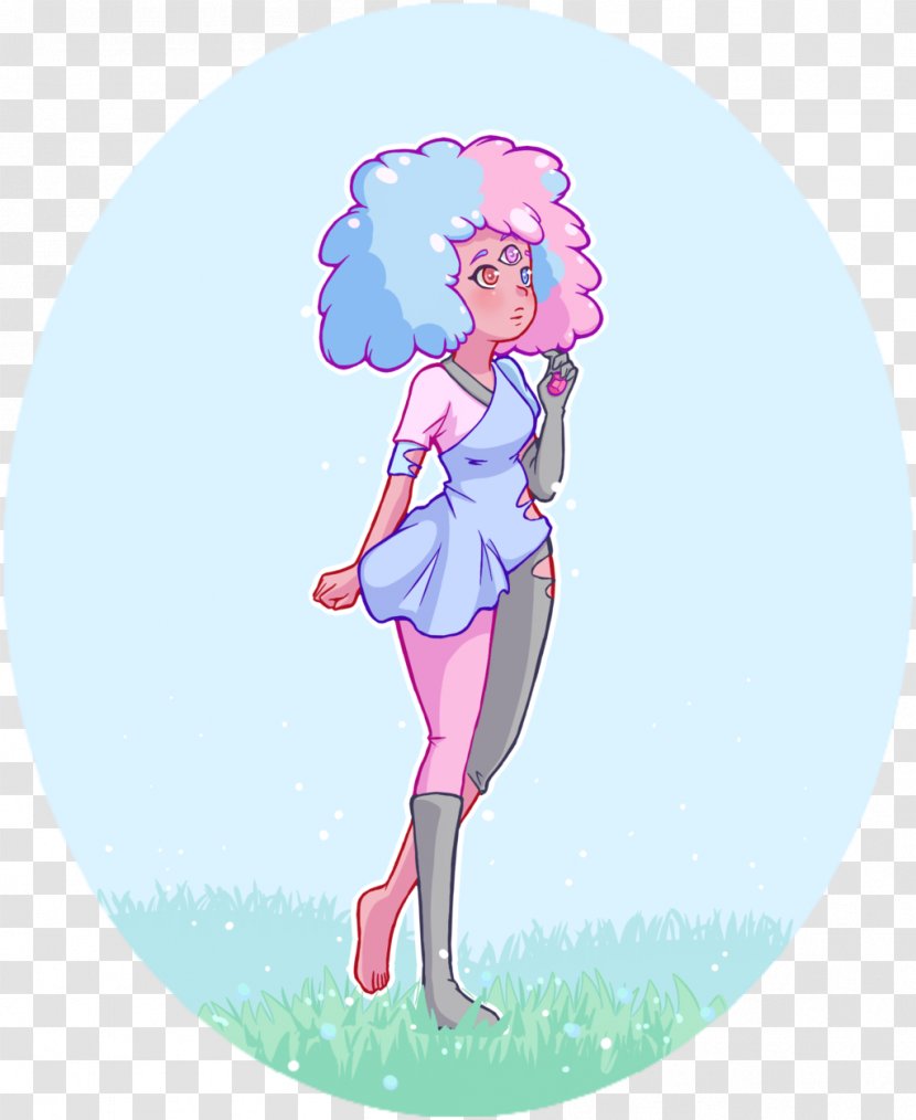 Cotton Candy Garnet Fan Art - Watercolor Transparent PNG