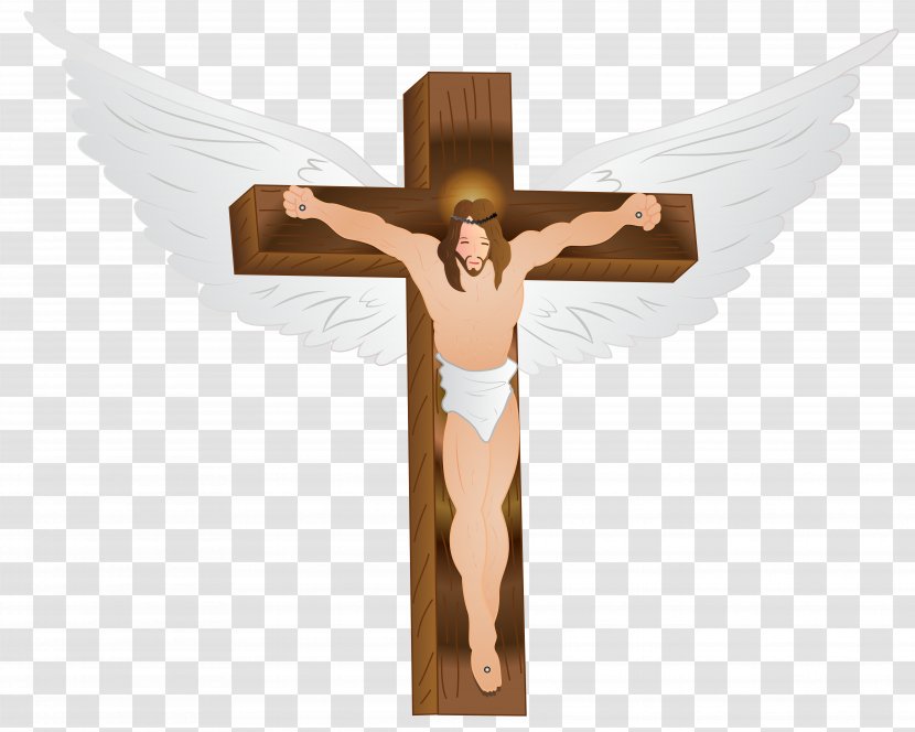 Calvary Christian Cross Clip Art - Joint - Jesus Christ On The Image Transparent PNG