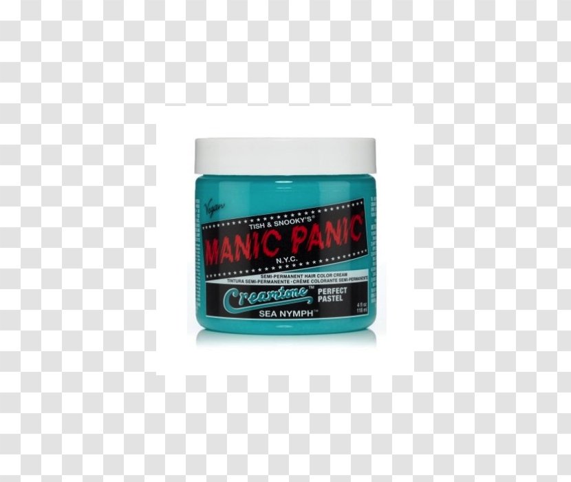 Hair Coloring Manic Panic Human Color Pastel - Blue Transparent PNG