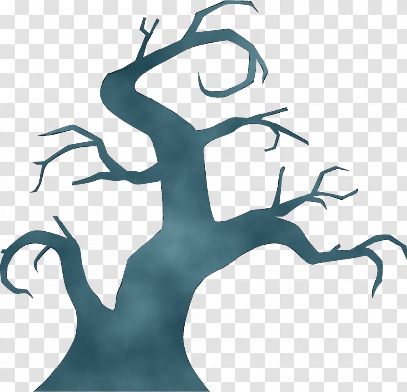 Tree Branch Arm Hand Plant - Wet Ink - Happy Transparent PNG