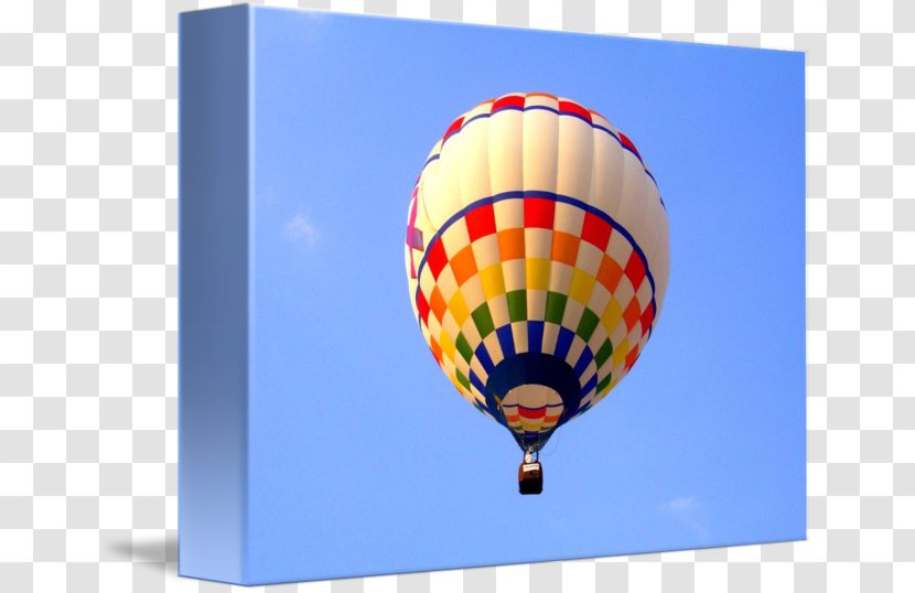 Hot Air Balloon Gallery Wrap Canvas Art - Watercolor Transparent PNG