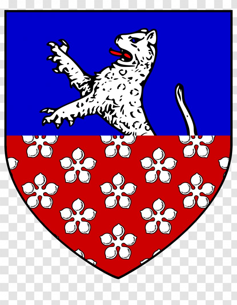 Coat Of Arms Heraldry Leopard Fess - Flower Transparent PNG