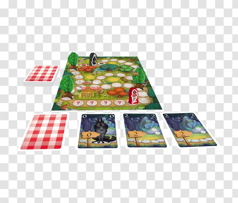 Little Red Riding Hood Big Bad Wolf Gray Game - Board Transparent PNG