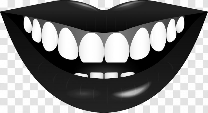 Dentistry Tooth Whitening Dentures - Silhouette - Cartoon Transparent PNG