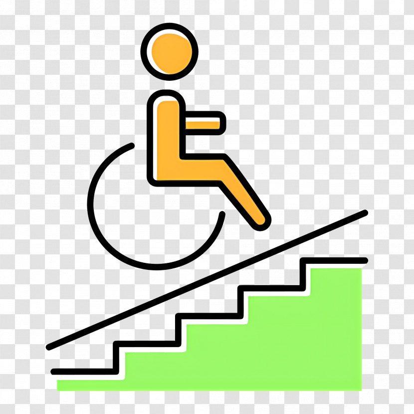 Wheelchair Ramp - Wheelchair Ramp Accessibility Icon Transparent PNG