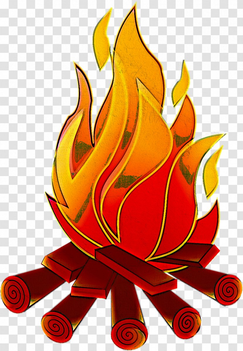 Flame Fire Plant Transparent PNG