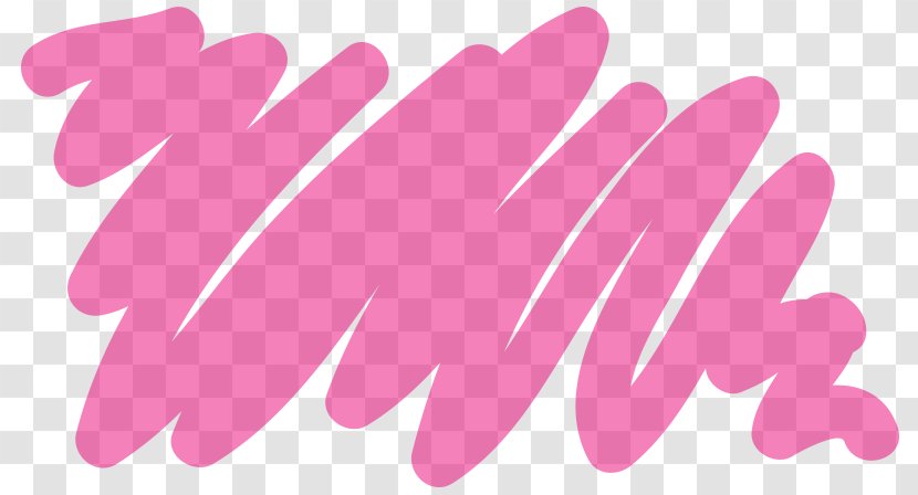 Pink M Finger Font - Magenta - Sold Out Transparent PNG