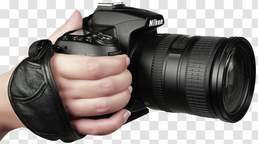 Digital SLR Camera Lens Single-lens Reflex Photography - Converters - Holding The Transparent PNG