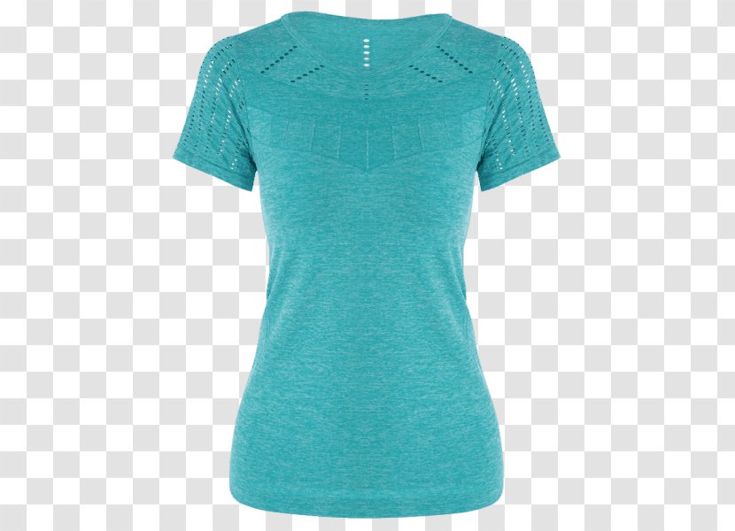 T-shirt Sleeve Clothing Pocket - Electric Blue - Running Shoes For Women Business Casual Transparent PNG