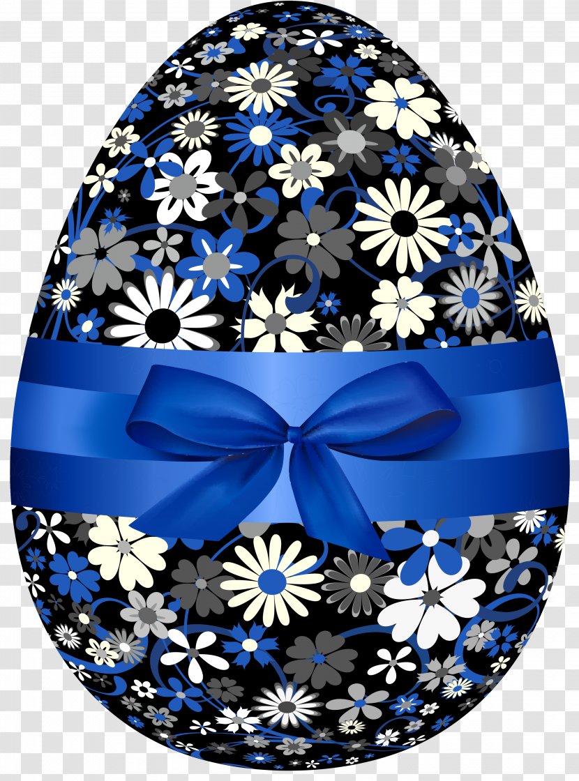 Easter Egg Paschal Greeting Holiday Ansichtkaart - Hand Painted Blue Transparent PNG