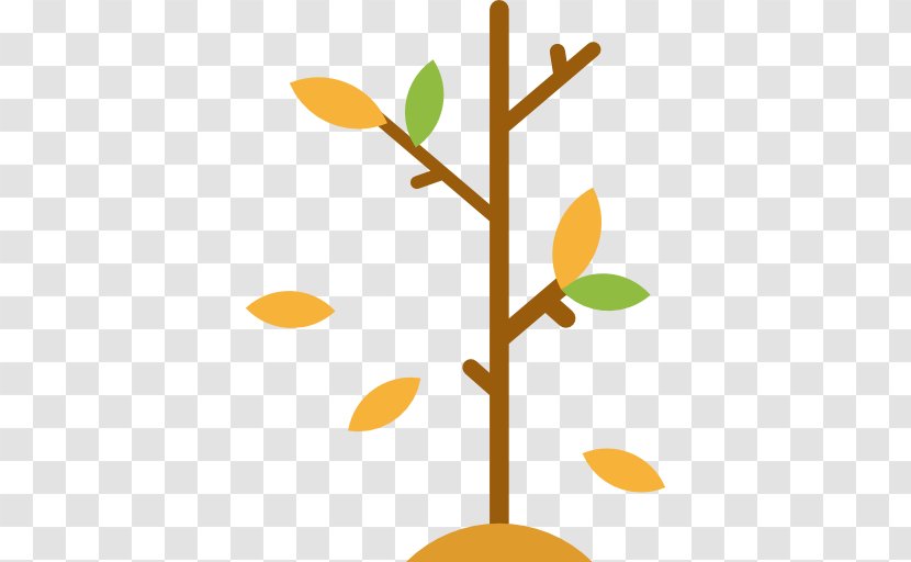Branch Tree Icon - Autumn - Leaves Transparent PNG