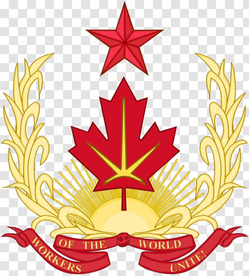 Flag Of Canada Maple Leaf O - Soviet-style Vector Transparent PNG