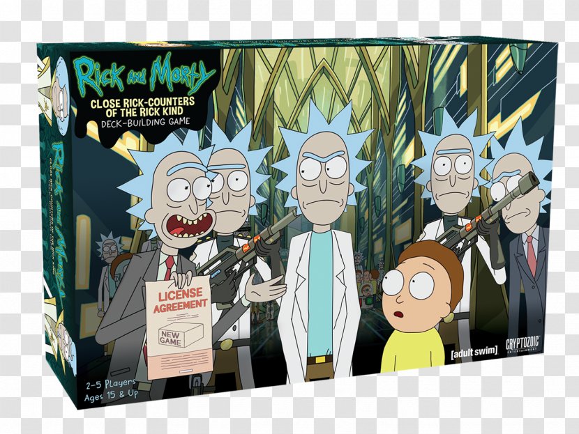Rick Sanchez Morty Smith Deck-building Game Close Rick-Counters Of The Kind - Card - And Transparent PNG